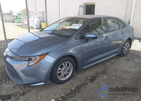 2020 Toyota Corolla Hybrid Le z USA, uszkodzony, nr VIN JTDEBRBE0LJ000785